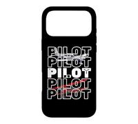 Custodia per iPhone 17 Pro Max Jet pilota aereo e operaio dell'aviazione Capitano Co-Pilot Crew