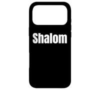 Custodia per iPhone 17 Pro Max Jewish Hebrew Faith Phrase Design Shalom Chai Tess and more