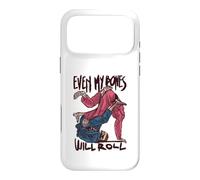 Custodia per iPhone 17 Pro Max Jiu Jitsu Skeleton Even My Bones Will Roll