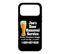 Custodia per iPhone 17 Pro Max Joe's Beer Removal Service Joey Joseph divertente bere birra