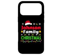 Custodia per iPhone 17 Pro Max Johnson Family Christmas Matching Personalised Funny Xmas