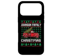 Custodia per iPhone 17 Pro Max Johnson Family Ugly Christmas Sweater Red Truck Funny Xmas