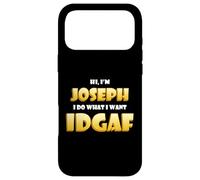 Custodia per iPhone 17 Pro Max Joseph IDGAF Funny Meme Halloween Costume For Joes Joke Joe