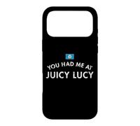 Custodia per iPhone 17 Pro Max Jucy Juicy Lucy Cheeseburger Minneapolis Bar Cibo