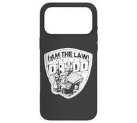 Custodia per iPhone 17 Pro Max Judge Dredd I Am The Law! Comic Badge 2000 d.C