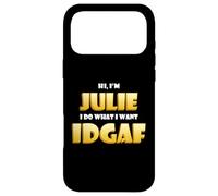 Custodia per iPhone 17 Pro Max Julie Joke IDGAF Meme Funny Halloween Costume For Julies