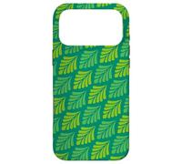 Custodia per iPhone 17 Pro Max Jungle Green Lime Tropical Leaf Feathery Foliage Pattern