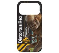 Custodia per iPhone 17 Pro Max Jurassic World Rebirth Distortus Rex Hazard
