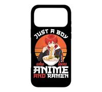Custodia per iPhone 17 Pro Max Just A Boy Who Loves Anime E Ramen giapponese Noodle Bowl