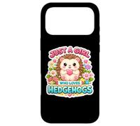 Custodia per iPhone 17 Pro Max Just A Girl Who Loves Hedgehogs Owner Lover Cute Erinaceinae