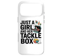 Custodia per iPhone 17 Pro Max Just a Girl With Her Tackle Box Divertente Da Pesca Da Donna