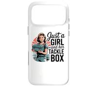 Custodia per iPhone 17 Pro Max Just a Girl With Her Tackle Box Divertente Da Pesca Da Donna
