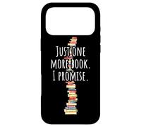 Custodia per iPhone 17 Pro Max Just One More Book I Promise Topo di Biblioteca Lettura