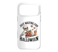 Custodia per iPhone 17 Pro Max Just Waiting for Halloween Party Design Regalo Uomini Donne Bambini