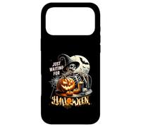 Custodia per iPhone 17 Pro Max JustWaiting For Halloween Scheletro Strega Zucca Fantasma