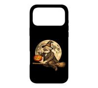 Custodia per iPhone 17 Pro Max Karl Marx Comunista Comunista Jack O Lanterna Moon Scopa