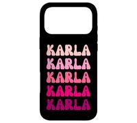 Custodia per iPhone 17 Pro Max Karla Retro Stack Design