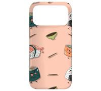 Custodia per iPhone 17 Pro Max Kawai Pattern Carino Sushi Maki Salsa di Soia Onigiri Giappone Divertente