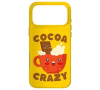 Custodia per iPhone 17 Pro Max Kawaii Hot Cocoa Crazy Chocolate Drink Amante