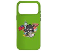 Custodia per iPhone 17 Pro Max Kawaii Hot Pot Boba Bear Taiwan Flag Travel