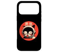 Custodia per iPhone 17 Pro Max Kawaii Space, Cat Astronaut Retro Japanese Courage Design