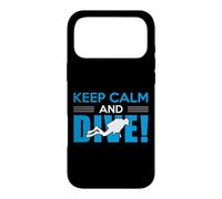 Custodia per iPhone 17 Pro Max Keep Calm And Dive Scuba Funny Diver Diving