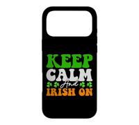 Custodia per iPhone 17 Pro Max Keep Calm And Irish On | St Patricks Day