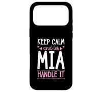 Custodia per iPhone 17 Pro Max Keep Calm And Let Mia Handle It Chill Nome