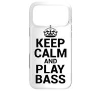 Custodia per iPhone 17 Pro Max Keep Calm and Play Bass Bassist Bass Player