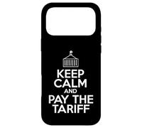 Custodia per iPhone 17 Pro Max Keep Calm Pay the Tariff - Maglietta divertente per l'esportazione