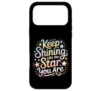 Custodia per iPhone 17 Pro Max Keep Shining Like The Star You Are Optimism Mindset ||-