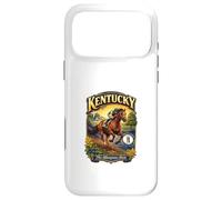 Custodia per iPhone 17 Pro Max Kentucky The Bluegrass State Flag Purosangue Verga d'oro