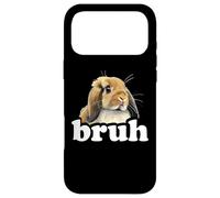 Custodia per iPhone 17 Pro Max Kids Boys Girls Bruh Mini Holland Lop Bunny Rabbit Lover
