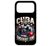 Custodia per iPhone 17 Pro Max King Cuba Crown Knockout di boxe cubano
