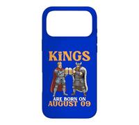 Custodia per iPhone 17 Pro Max Kings Are Born On August 09 Buon compleanno ai bevitori di birra