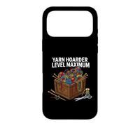 Custodia per iPhone 17 Pro Max Knitting Crochet Yarn Hoarder Level Maximum
