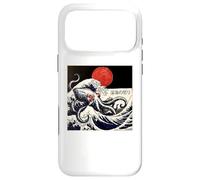 Custodia per iPhone 17 Pro Max Kraken Kaiju Mostro Doodle Giapponese Ukiyoe Oceano Mare