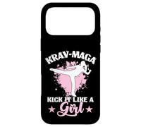 Custodia per iPhone 17 Pro Max Krav Maga Kick It Like a Girl Training