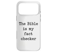 Custodia per iPhone 17 Pro Max La Bibbia è il mio verificatore di fatto cristiano