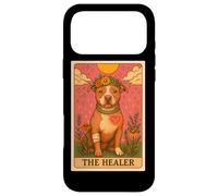 Custodia per iPhone 17 Pro Max La carta dei tarocchi Pitbull guaritrice Vintage
