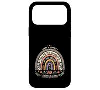 Custodia per iPhone 17 Pro Max La consapevolezza del Parkinson Boho Rainbow Combattiamo insieme