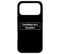 Custodia per iPhone 17 Pro Max La correlazione non è una dichiarazione di pensiero intelligente di causalità