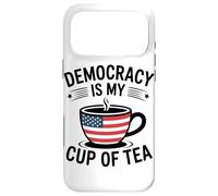 Custodia per iPhone 17 Pro Max La Democrazia È Tazza Di Tè Usa Pride Usa Coffee