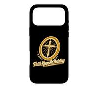 Custodia per iPhone 17 Pro Max La fede mi fa pedalare in bicicletta cristiana