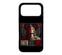 Custodia per iPhone 17 Pro Max La fede sorgerà Christian Angel Warrior Cross