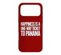 Custodia per iPhone 17 Pro Max La felicità è un biglietto di sola andata per Panama