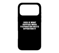 Custodia per iPhone 17 Pro Max La fortuna è ciò che accade quando la preparazione incontra l'opportunità