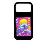 Custodia per iPhone 17 Pro Max La Grande Onda, Vaporwave Anime Estetica Glitch Giapponese