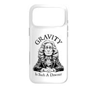 Custodia per iPhone 17 Pro Max La gravità è così triste Isaac Newton Physics Science
