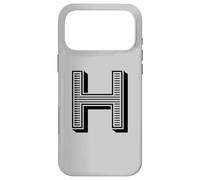 Custodia per iPhone 17 Pro Max La lettera H divertente grande e audace per eventi Gruppi di squadre familiari